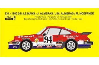 Transkit – Porsche 934 "Eminence Equipe Alméras Freres" #94 - 24h Le Mans 1980